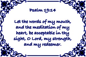 Psalm 19 14 1WBL